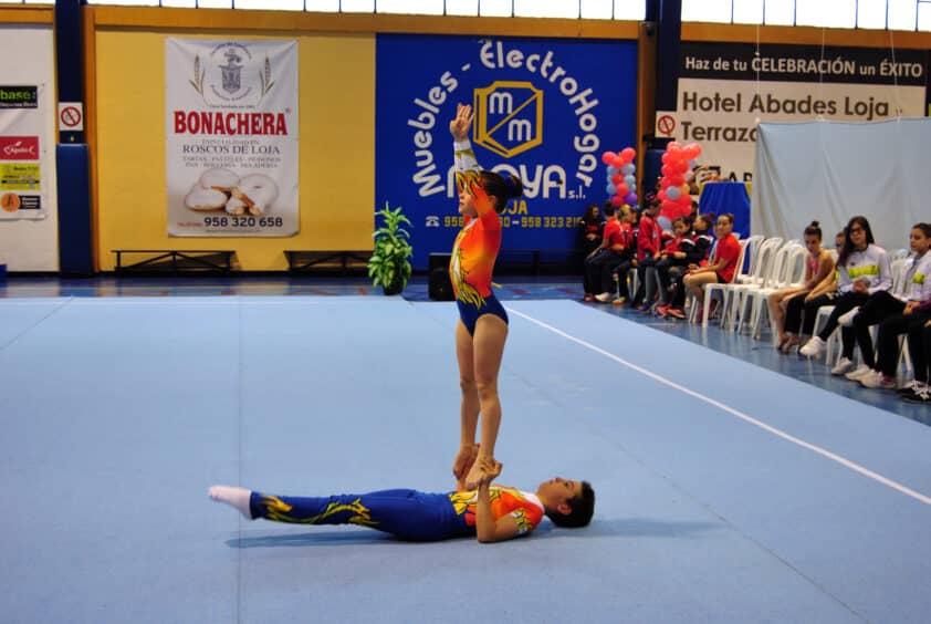 Un Momento De La Competición, Celebrada Este Pasado Domingo En El Pabellón.