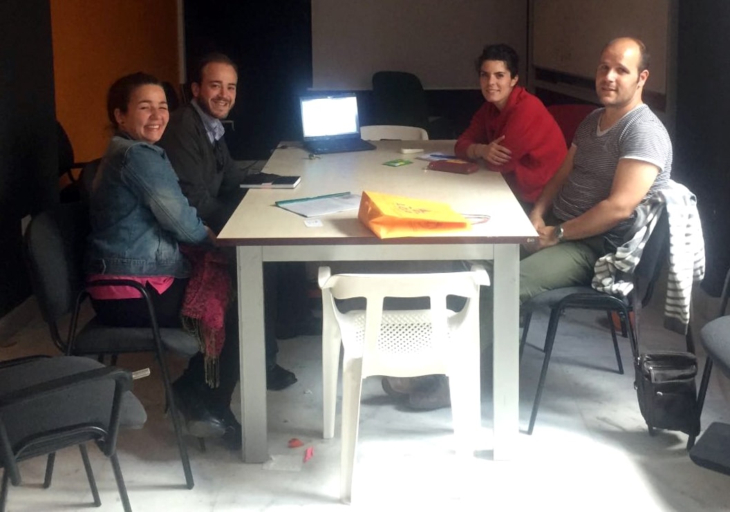 Un Momento De La Reunión Con Educatrip, En El Espacio Joven.