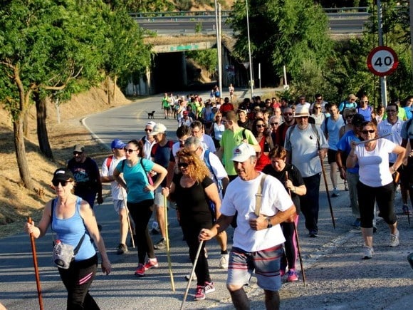 Participantes Durante La Edición Del Pasado Año, Que Superó El Centenar De Senderistas.