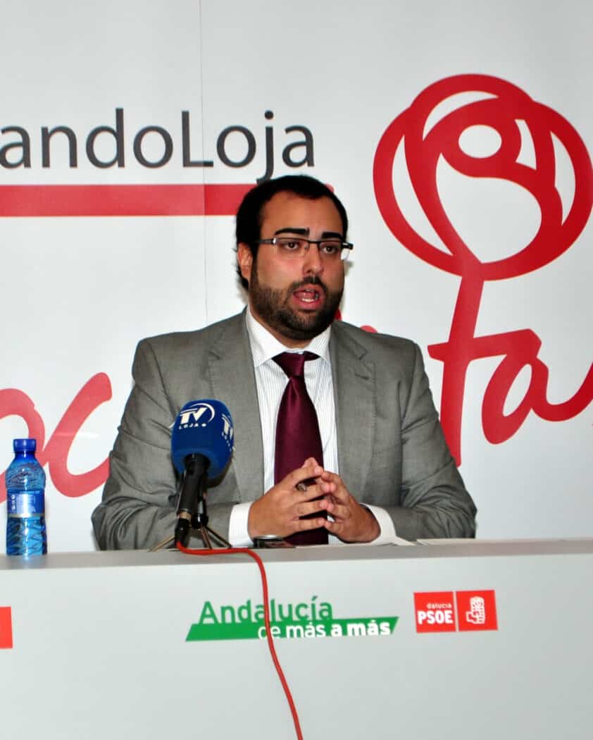 El Secretario General De Psoe, Juan Francisco Mancilla, En Rueda De Prensa.