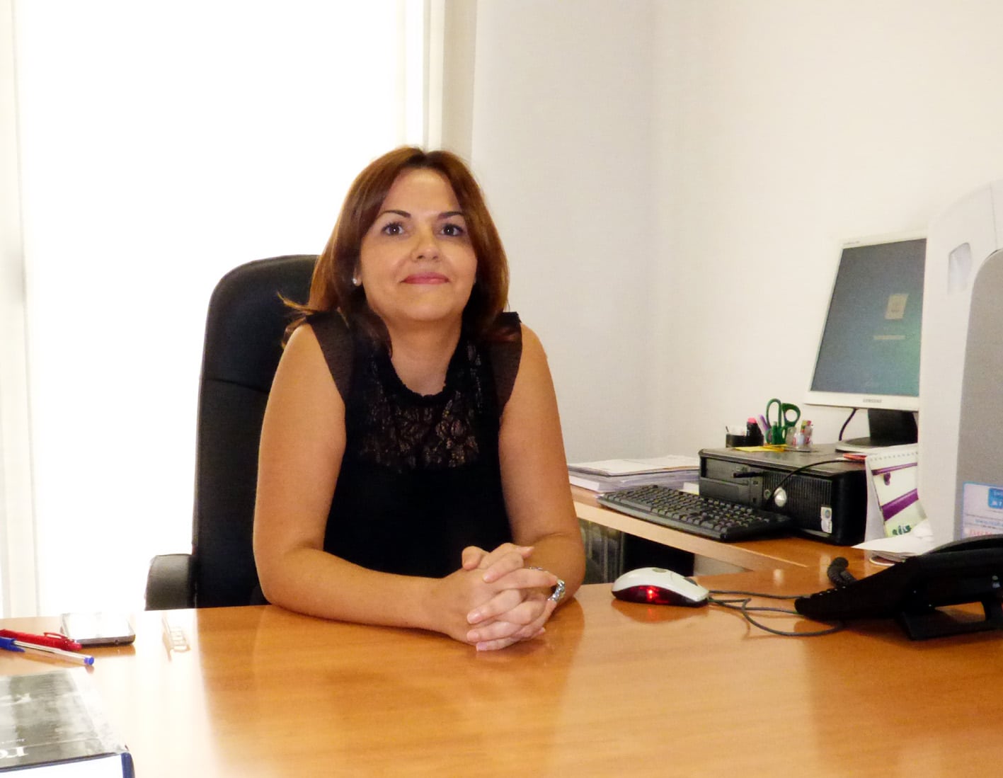 Susana Luque, Directora De La Residencia, Durante La Entrevista A El Corto De Loja.