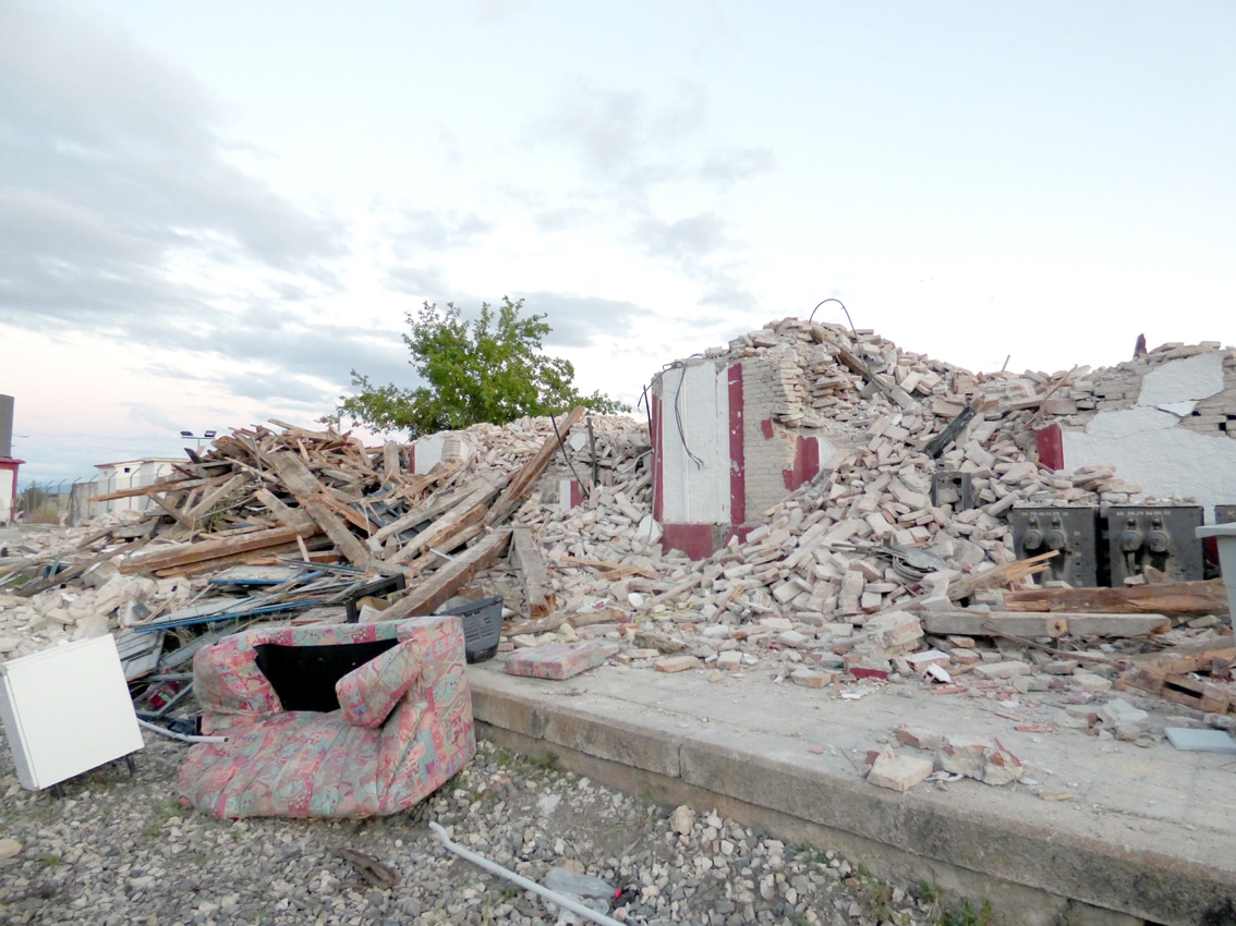 La Antigua Estación De Trenes Fue Demolida A Finales Del Mes De Abril.