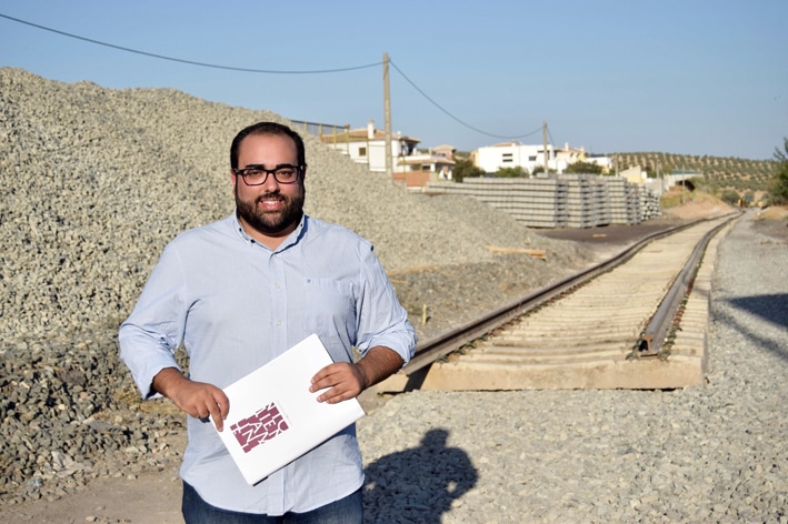 Mancilla En Las Obras De La Alta Velocidad A La Altura De La Estación Vieja.