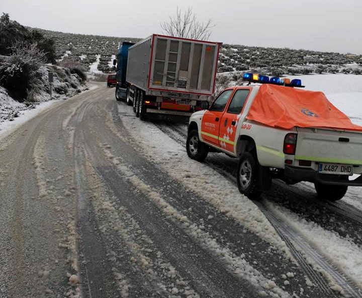 La Nieve Ya Está Empezando A Causar Problemas, Especialmente En La Carretera De Ventorros