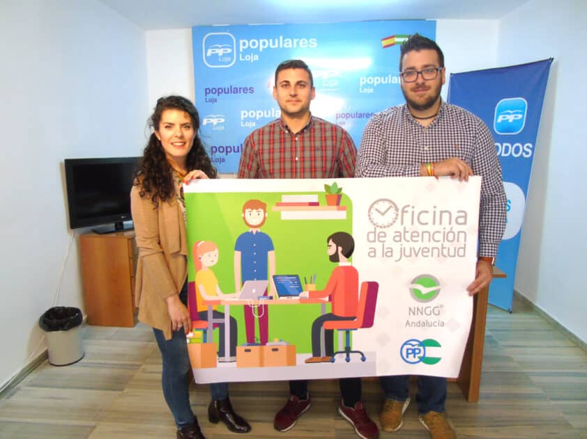 Gallego, Caracuel Y Jiménez En La Presentación De La Oficina. Foto: J. Mª. J.