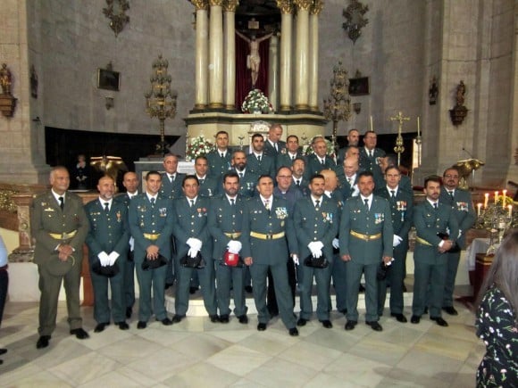 Imagen De Archivo De Un Acto De La Guardia Civil De Loja En El Día De Su Patrona.