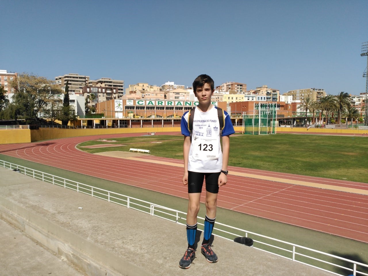 Roberto Rosúa En El Estadio Carranque De Málaga, Que Fue Escenario De La Competición.