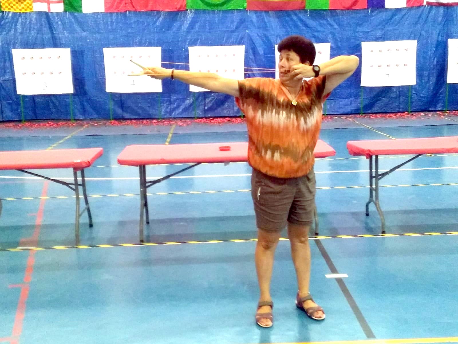 Victoria López En Una De Sus Tiradas