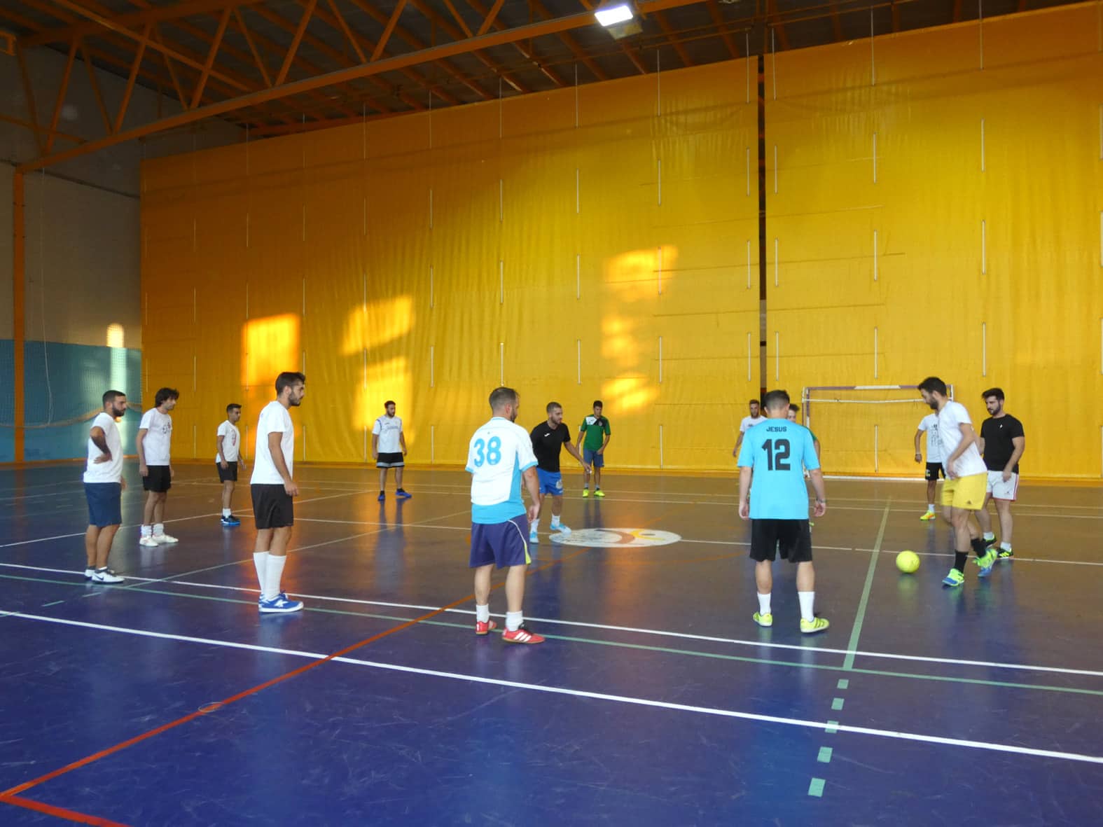 Un Momento Del Entrenamiento Del Equipo Masculino Ayer Martes. Foto: Paco Castillo.