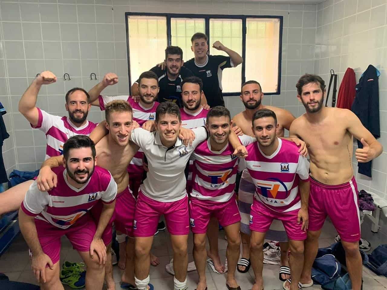 Los Jugadores Del Deportivo Loja Celebran La Victoria Tras El Partido Del Sábado