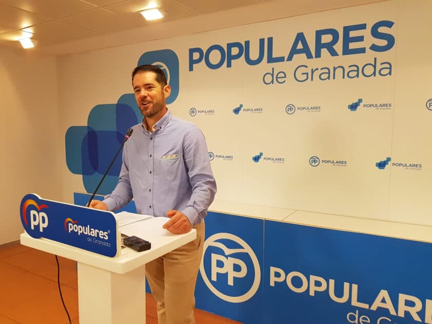 El Diputado Provincial Del Pp, Joaquín Ordóñez, En Rueda De Prensa. Foto: El Corto