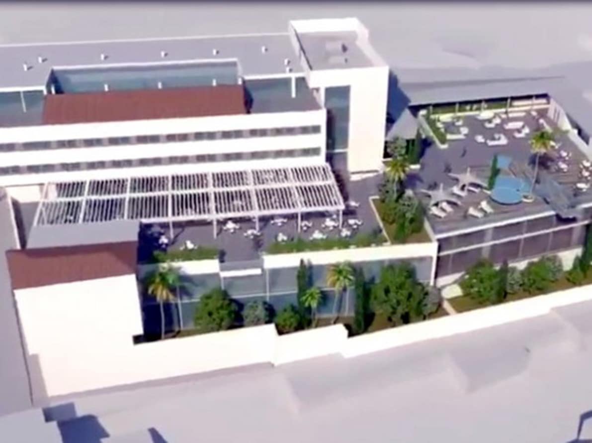Infografía Del Aspecto Final Que Presentará El Nuevo Hotel El Mirador. Foto: El Corto