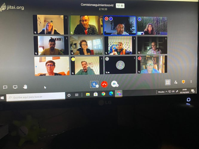 Reunión Telemática De La Comisión De Seguimiento Y Coordinación De La Covid 19 En Loja