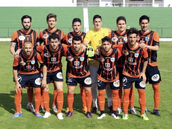 El 'once' Del Loja Esta Tarde En El Maulí De Antequera. Foto Javier Lara.