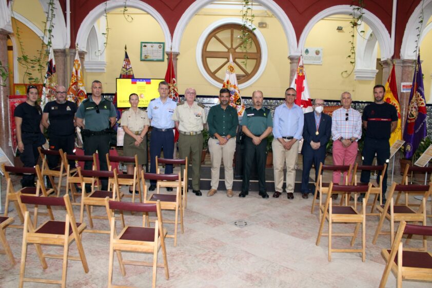 Presentación De La Exposición, Que Se Puede Visitar En El Patio Del Ayuntamiento. Foto. C. Molina.