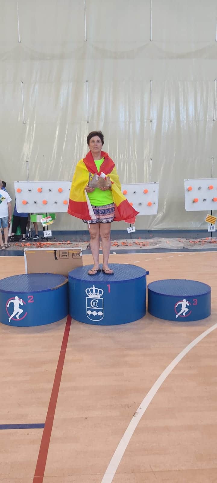 Victoria López Ha Revalidado El Título De Campeona De España De Tirachinas.