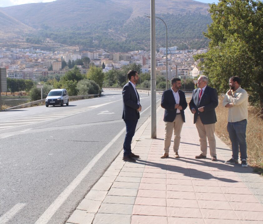 Ordoñez, Camacho, Ayllón Y Campaña Visitan El Cruce De La Esperanza. Foto: C. Molina