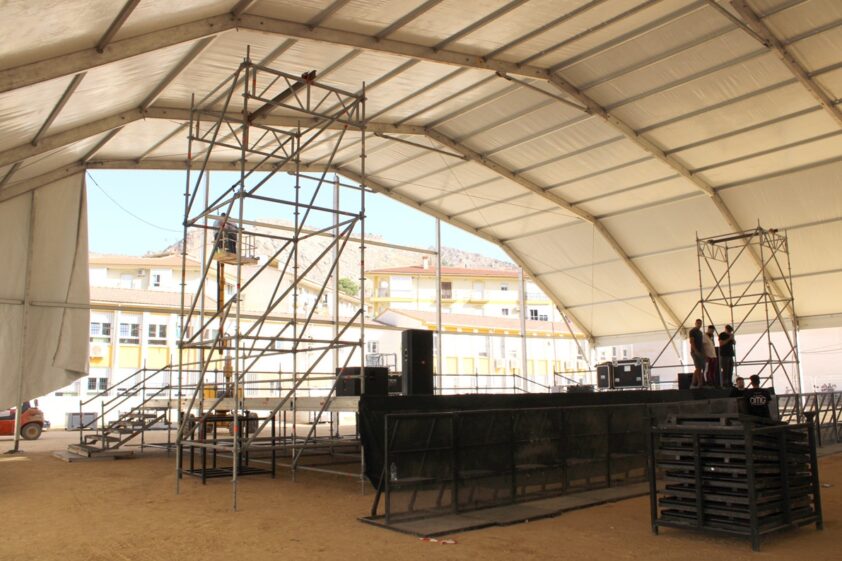 Escenario Que Albergará Los Conciertos Del Formato 100% Festival. Foto: C. Molina