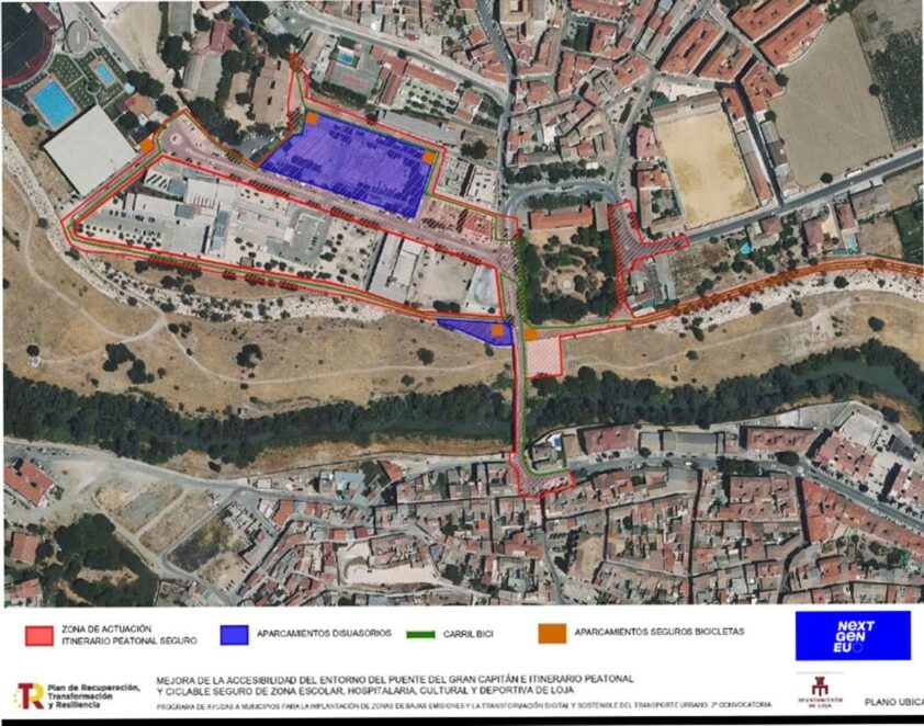 Vista General Del Proyecto De Accesibilidad Para El Entorno Del Puente Gran Capitán. Foto: Corto