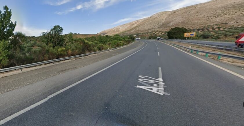 Tramo De La A 92 A Su Paso Por Riofrío, Donde Se Produjo El Accidente. Foto: G.maps