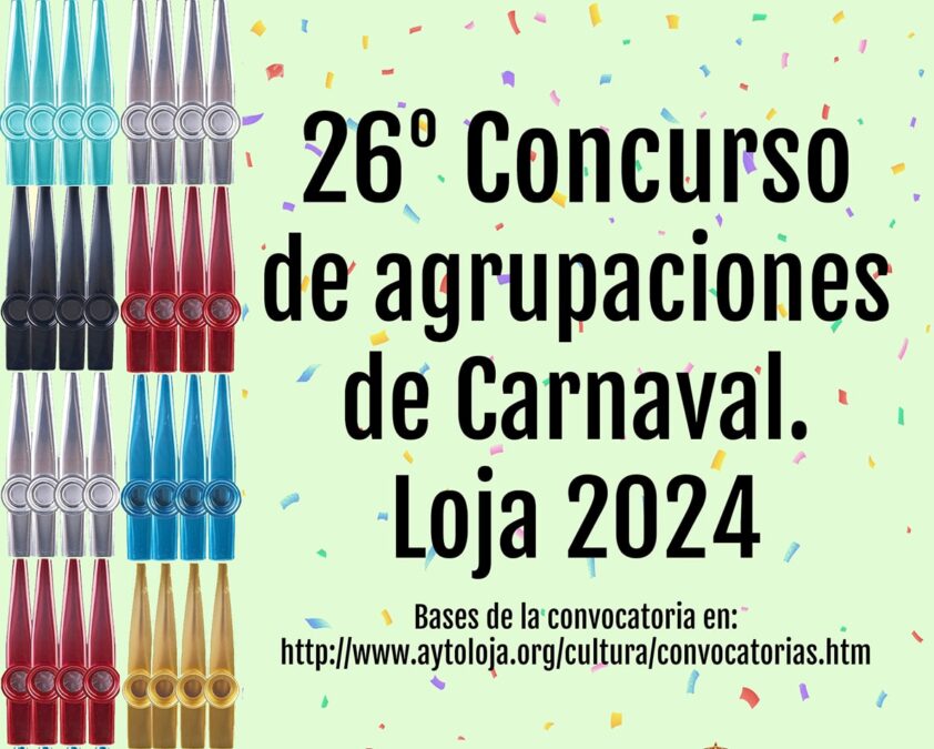 Cartel Que Anuncia Las Bases Del Concurso De Agrupaciones De Carnaval. Foto: Cedida