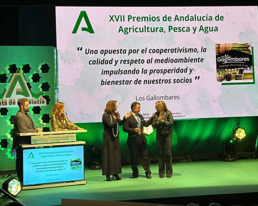 El Presidente De Los Gallombares Recoge El Premio De Manos De La Consejera Y La Alcaldesa. Los Gallo