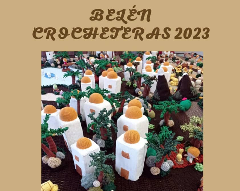El Belén Crocheteras 2023 Se Puede Visitar En El Cpa San José Del Barrio Alto. Foto: Cedida