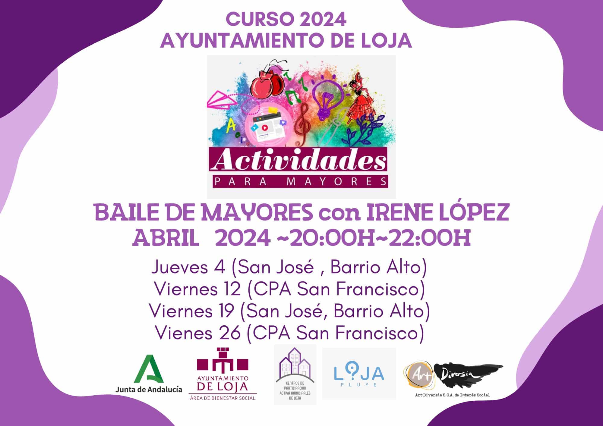 Baile Mayores Loja Abril 2024
