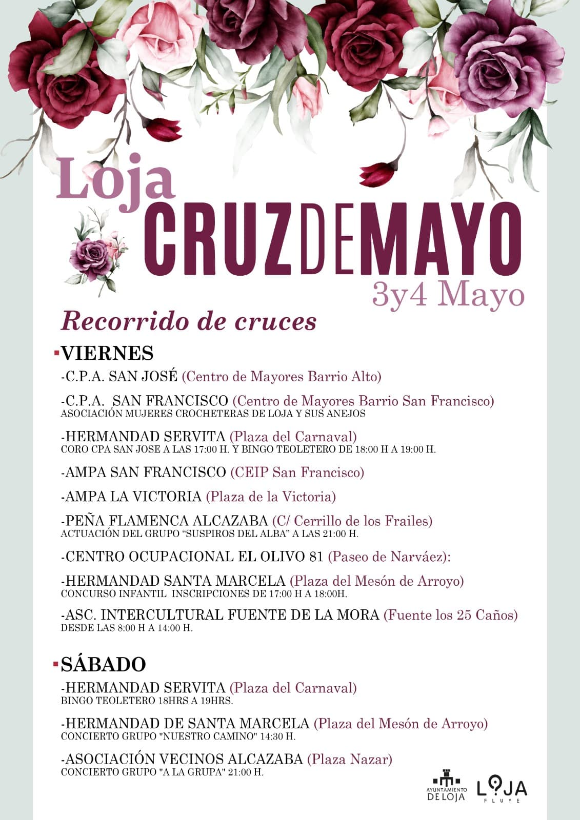 Cartel Ruta Cruces De Mayo 2024