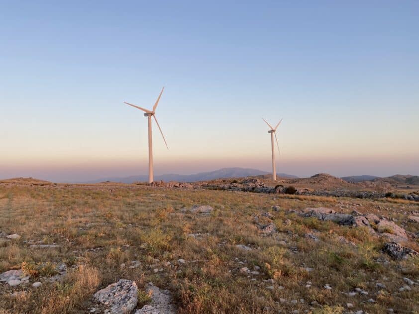 Parque eólico de la Sierra de Loja. FOTO: A. MATAS.