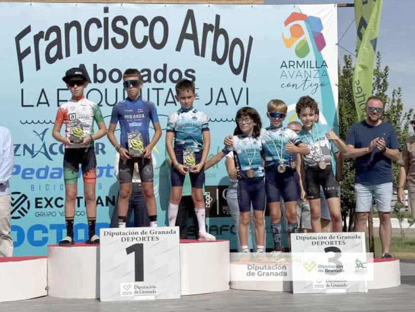 Hugo Fernández En El Podio