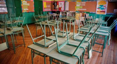 Aula Colegio Vacia Covid