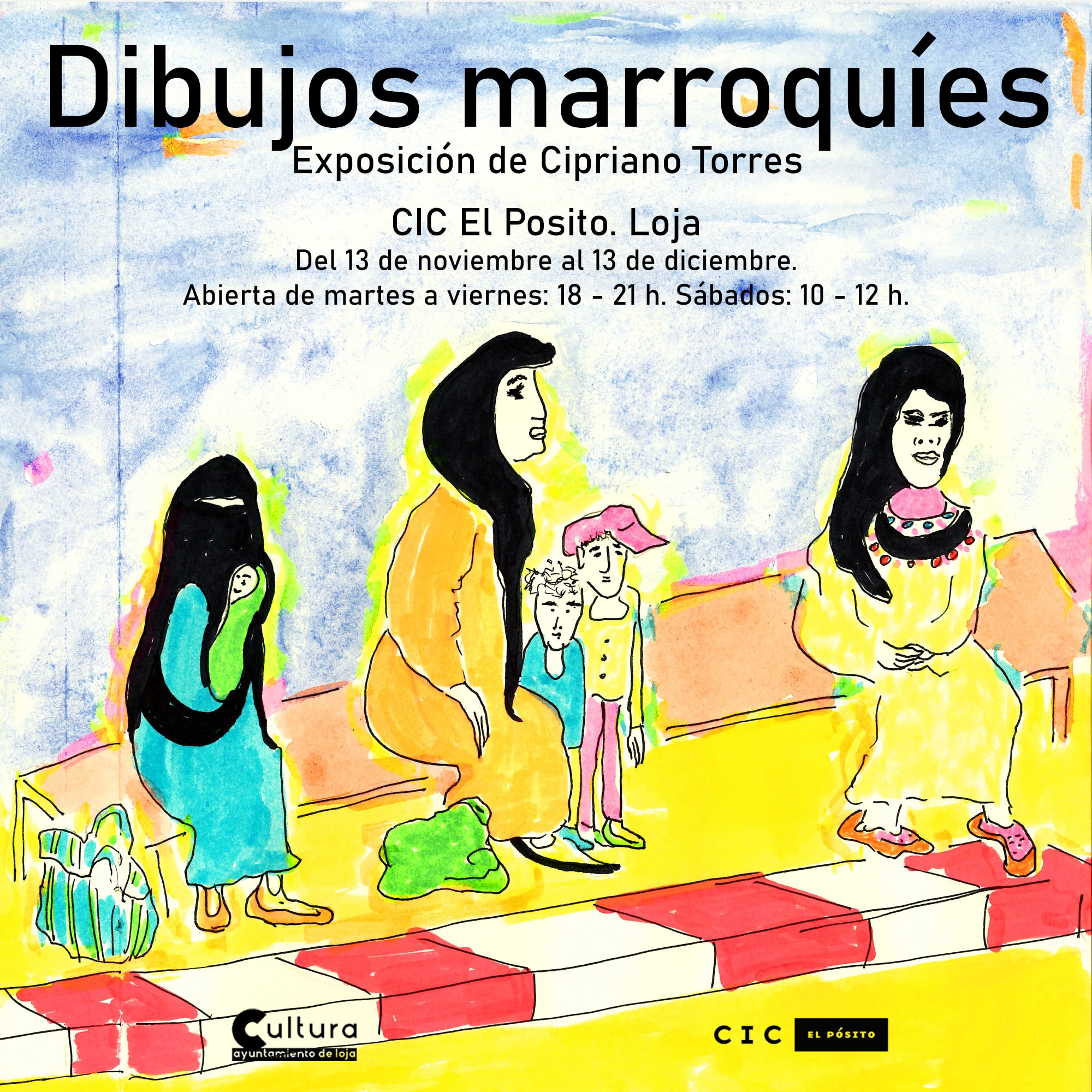 Cartel Dibujos Marroquíes
