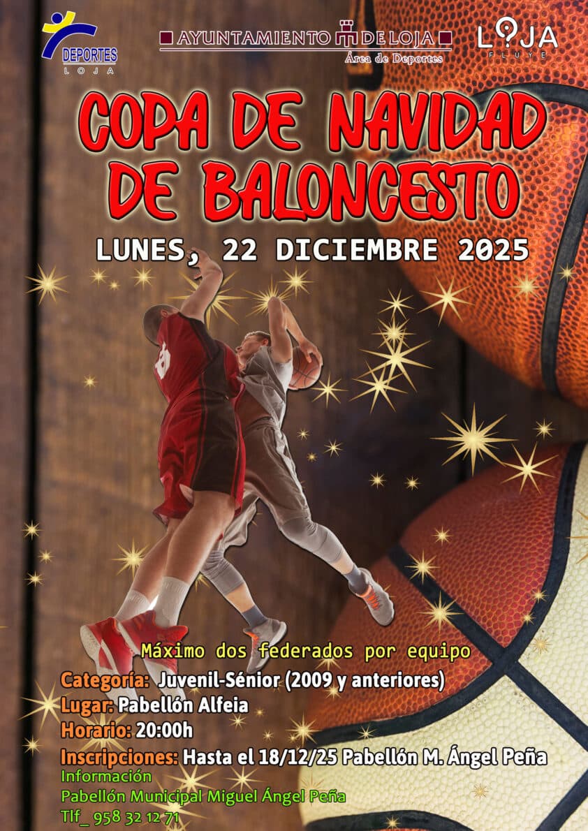 Cartel Copa Navidad Baloncesto 25