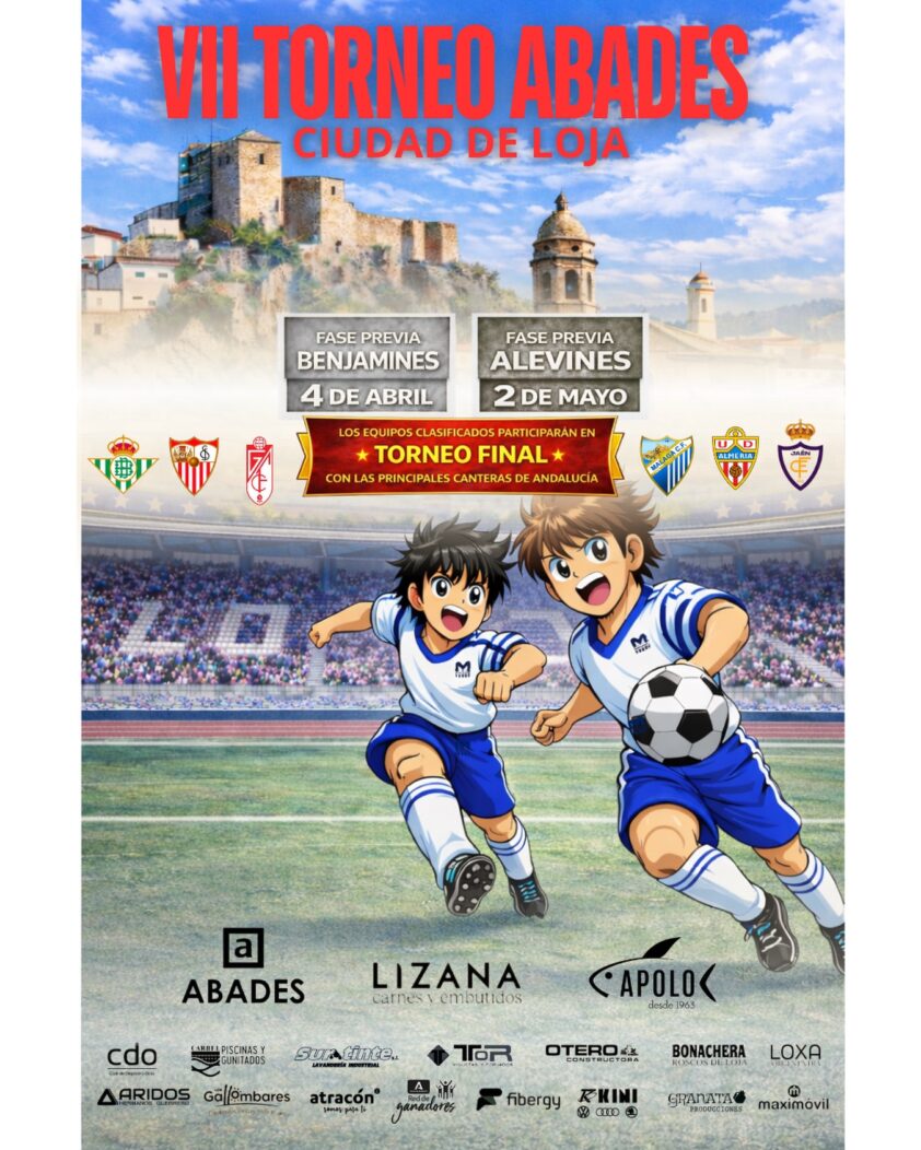 Cartel Vii Torneo Abades Ciudad De Loja FÚtbol Base