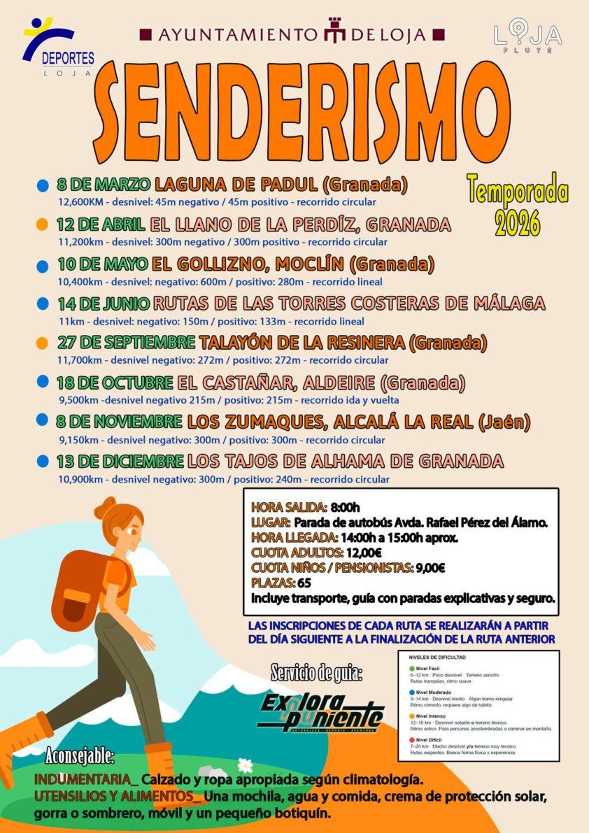 Cartel Campaña De Senderismo