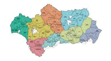 Mapa Andalucia Ara Oct 2025