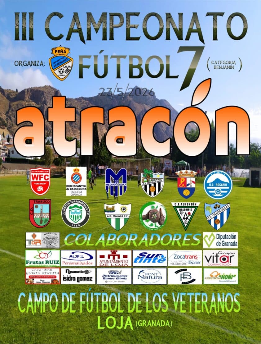 Cartel Torneo AtracÓn FÚtbol 7