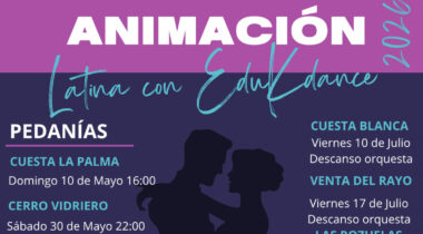 Cartel De Bailes Y Animación En La Ciudad Y Pedanía Para Digital