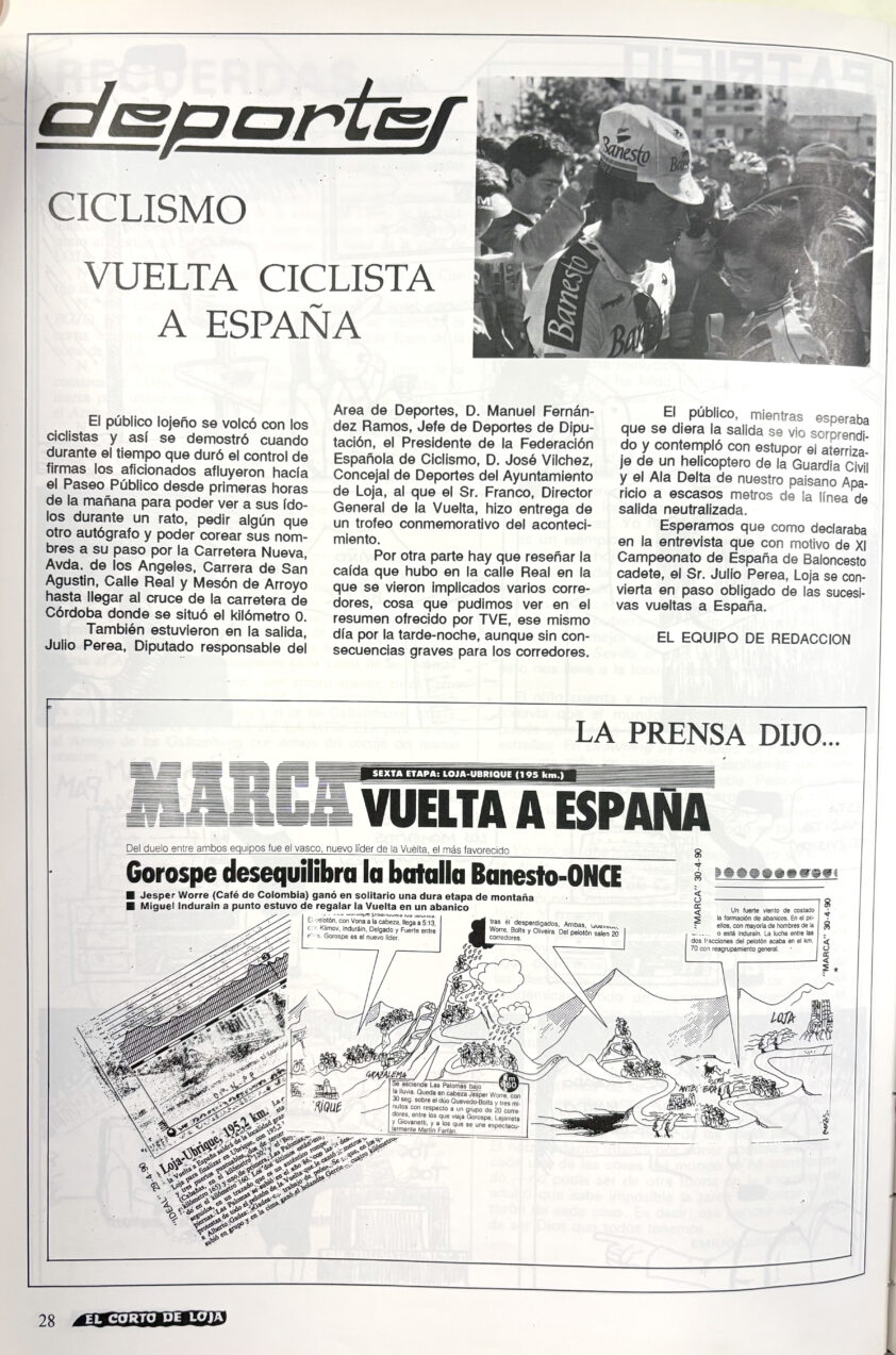 Noticia El Corto Vuelta Ciclista